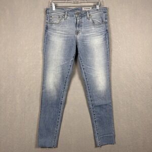 Adriano Goldschmied The Legging Ankle Super Skinny Jeans 30R Light Wash Denim